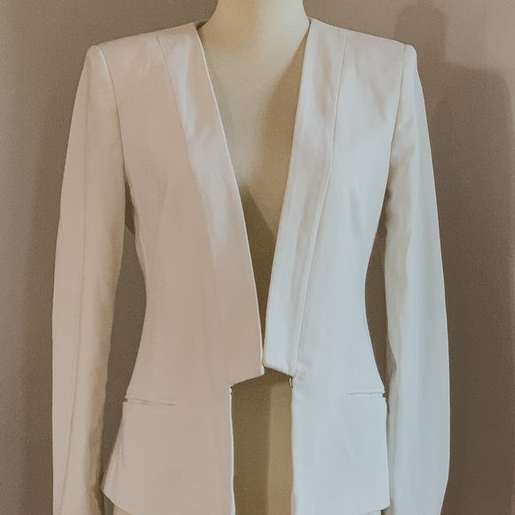 BCBG Max Azria White Blazer XS - Picture 2 of 5